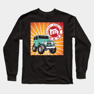 FJ40 Red TEQ Logo Long Sleeve T-Shirt